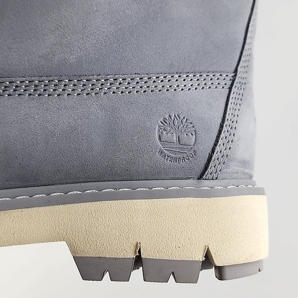 Timberland Women's Lucia Way Waterproof Grey Nubuck Leather Ankle Boots Size 9W - Picture 10 of 15